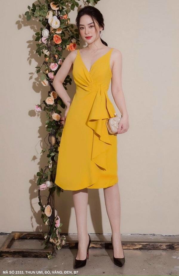 Đầm Hai Dây Cổ Tim - DN2333